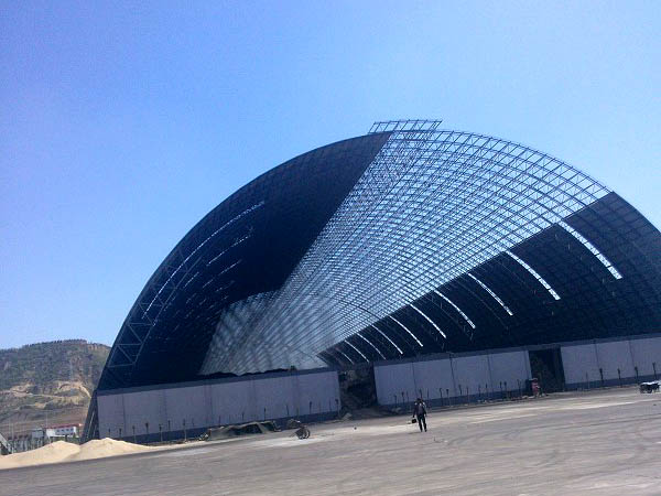 常德桶壳螺栓球网架工程